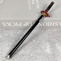 7,8 colio Anime Katana rutalinis rašiklis Metalinis Shinobu kardas Anime Japoniška Katana Samurajaus kardas Rutulinis rašiklis Tanjirou Dovanų gray