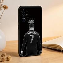 Football For CR7 R-Ronaldo 7 Phone Case For Samsung S25,S24,S21,S22,S23,S30,Ultra,S20,Plus,Fe,Lite,Note,10,Black Cover Samsung S225G black