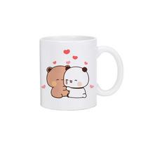 Panda Meškiukas Bubu Dudu Kavos Pieno Puodelis Moka Katė Panda Meškiukų Pora Kalėdinis Puodelis Kawaii Puodeliai Originalūs Puodeliai Nemokamas Pristatymas Gėrimų Indai