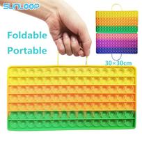 Vienaragis Didelis Popas Džambo Burbulas Fidget Žaislai Vaikams Suaugusiems Milžiniškas Vaivorykštinis Didelis Minkštas Naujas Fidget Žaislas Vaikams Suaugusiems Vaikų Gimtadienio Dovana Šventė yellow