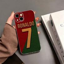 CR7-Ronaldo Futbolo telefono dėklas iPhone 17, 16, 15, 14, 13, 12, 11 Plus, Pro Max minkštas skaidrus dangtelis iPhone17PRO