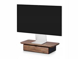 Monitoriaus laikiklis Stalčius ant stalo - Desk Shelf Mini - Riešutas - Vienvietis - Juodas