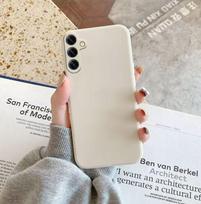 Liquid Silicone Case for Samsung Galaxy A17 A37 A57 A07 A56 A36 A26 A16 A06 A55 A35 A25 A15 A05 A05S A04S A14 A24 A34 A54 Cover Galaxy A06 5G balta