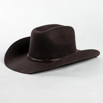New American Western Style Wool Cowboy Hats Fashion Outdoors Big Brim Top Hat  Britain Style Man Gentleman Panama Jazz Sun Hat 57 black