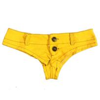 615# Vasariniai Seksualūs Žemoko Juosmens Džinsiniai Šortai Naktiniam Klubui – Moteriški Itin Trumpi Europos ir Amerikos Stiliaus. yellow