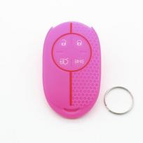 Cocolockey Silikoninis Nuotolinio Raktų Laikiklis Raktų pakabukas Priedai Automobilio Raktų Dangtelis Dėklas Fiat 500 Ev 500E 500 X Topolino pink
