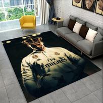 Football Star Goat R-Ronaldo CR7 Non-Slip Area Rug for Living Room,Bedroom,Playroom,Carpet Floor Mat Home Decor Rug Kids Room 40x60cm gray