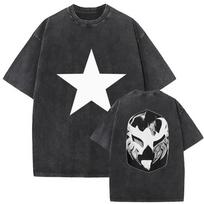 Kanye West Patyčių Vintage Išplėtimas Grafinis Marškinėliai Per dydį Unisex Medvilniniai L black