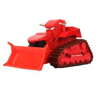 Pixar Cars 2 3 Deluxe Frank Traktorius Buldozeris Metalinis Modelinis Automobilis 1:55 metalinių transporto priemonių žaislai vaikams red