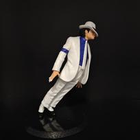 Michael Jackson Smooth Criminal Moonwalk Veiksmo Figūrėlė Modelis Žaislai Dovana white