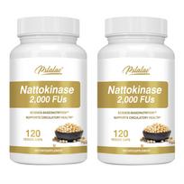 Nattokinazė, natto papildas, palaiko imuninę sveikatą, veiksminga formulė vyrams ir moterims. 120*2