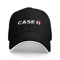 CASE IH Logotipo Kepuraitė Juoda Reguliuojama Kepurė Ūkininkavimo Entuziastams ir Žemės Ūkio Įrangos Gerbėjams Unisex Stilingi Lauko Drabužiai Adjustable black