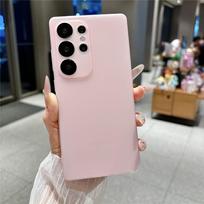 For Samsung S26 Ultra Soft Silicone Case For Samsung S26 S25 S24 S23 Ultra S24FE S25FE Candy Color Matte Transparent Cover Shell For Samsung S23 gray