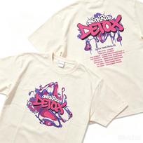 2026 ONE OK ROCK DETOX Live Venue Print T-shirt Drip Cartoon Loose Cotton Unisex Multi Color Streetwear Tops S white