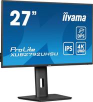 Monitorius Iiyama Prolite Xub2792uhsu-b6 27 colių Led Ips Ultrahd 4k su aukščio reguliavimu