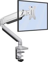 Monitoriaus laikiklis Ergear Monitoriaus laikiklis 13–32 colių plokščiam ir išlenktam monitoriui, dujinis monitoriaus laikiklis 1 monitoriui, pakreipiamas, pasukamas, pasukamas, ergonomiškas ekrano laikiklis, Vesa 75/100 mm, sidabrinis