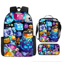 Roblox Blox Fruits Pradinės ir vidurinės mokyklos Kuprinė Vaikų Kuprinė Didelės talpos Kuprinė Maišelis Pieštukinė pencil case