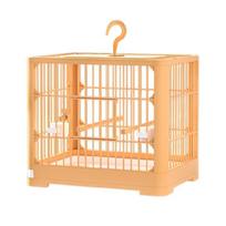 Versatiled Large Bird Cage with Standing Perch Ventilation Bird House Cage for Home Garden Balconies Bird Supply beige