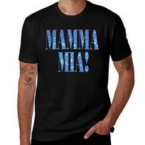 Mamma mia disco TShirt Casual Daily Wear Short Sleeve Top S black