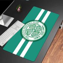 Celtic Football Club Crest mouse pad, rubber base, esports desk mat, mouse pad for gamers and office use, gaming desk , easy to clean mat 30cmx60cm（11.8x23.6inch）