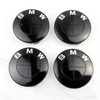 2026 Karštos 4 vnt. 56mm 68mm Automobilio ratų centriniai dangteliai BMW 1 2 3 4 5 6 7 serijai E36 E39 E46 E60 E90 E90 G26 X3 X4 X5 X7 X6 G30 F15 G70 G08 G07 CUU1 4pcs 68mm black