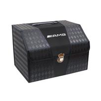 Didelės talpos automobilio bagažinės organizatorius Odinė laikymo dėžutė Padangos vožtuvo dangtelis Mercedes Benz AMG W223 W213 W206 W464 W247 W167 W166 RA3