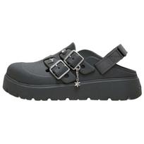 Crocs Loaferette Punk Blizgančios Moteriškos Šlepetės Juodos 214212-0YK 38-39 gray