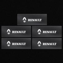 automobilio logotipo lipdukas, centrinės konsolės dekoratyvinis lipdukas Renault Clio Laguna 2 Megane 2 3 Duster Logan Captur juoda
