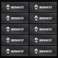 automobilio logotipo lipdukas, centrinės konsolės dekoratyvinis lipdukas Renault Clio Laguna 2 Megane 2 3 Duster Logan Captur raudona