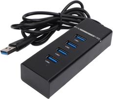 4 portų usb 2.0 šakotuvas, usb skirstytuvas 480mbps usb dokas su led indikatoriumi, skirtas linux, xps, os x