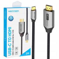 Vention Usb-c į Hdmi adapterio kabelis Usb C Uhd 4k 60hz Thunderbolt 2m