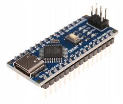 Nano v3.0 Atmega328p Ch340 lituotas Usb-c, suderinamas su Arduino