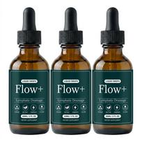 Flow+ Limfos drenažo lašai – 4-in-1 natūralus detoksikacijos ir kasdienės energijos palaikymas (60 ml) 3pack