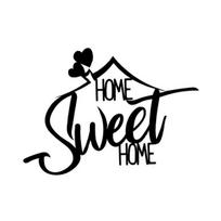 Metalinė sienos dekoracija Home Sweet Home