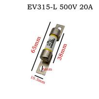 Elektrinės transporto priemonės saugiklis EV315-L15A-50A 500V - Zhongrong New Energy EV315-L 50A gray