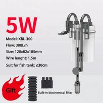 Akvariumo pakabinamas HOB filtras su skimeriu, kriokliu, talpa XBL-300 XBL-400 XBL-500 XBL-600 Aquascape talpos filtras XBL-300 gray