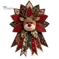 Siuvimo rinkiniai pradedantiesiems Šventinė dygsniuota Kalėdinė durų puošmena „Pasidaryk pats“ rinkinys, Amžinai žaliuojantis medis, 3D paminkštintas patchwork amatų projektai Suaugusiųjų rinkinys Pradedantiesiems, F black