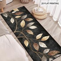 1Pcs Decorative Design Non-Slip Washable Area Rug Runner for Entryway, Living Room, Bedroom & Patio 60X90cm gray