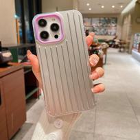 Original IMD metal suitcase for iPhone16 mobile phone case Apple 15 colorful gradual change 13/11 protective case iPhone16 promax