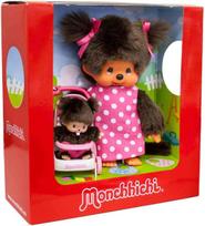 Monchhichi vežimėlio rinkinys mama ir kūdikis