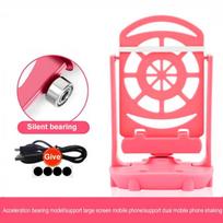 Automatinis telefono sūpuoklės žingsniamatis purtyklė prietaisas Mažas triukšmas Biurui Sportui Programėlė Laiko registravimui rožinė
