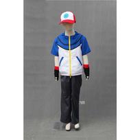 Pokemono Ešo Kečumo Cosplay Kostiumas Vaikams Ir Suaugusiems Puikiai Tinka Helovinui Ir Cosplay Šventėms Kids,120CM gray