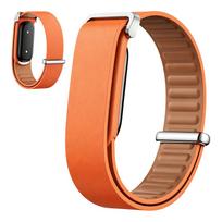 Google Fitbit Air dirželis Odiniai laikrodžio dirželiai Reguliuojamas Patogus Pakeičiamas Apyrankė Išmaniajam laikrodžiui oranžinė