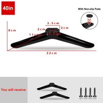 Universalus televizoriaus stovas kojelės su neslystančiais padukais Televizoriaus stalo kojelė Miegamasis 40" with nonslip pad