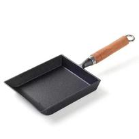 Ketaus nelimpanti tamagoyaki keptuvė - Japoniška kvadratinė kiaušinių suktinukų keptuvė Default black