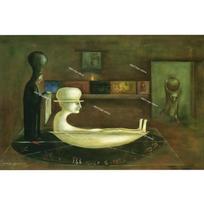 Leonora Carrington Vintge Wall Art Painting Abstract Canvas Poster Prints Home Bedroom Living Room Decoration Gift Poster 21X30CMNo Framed black