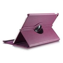 360 laipsnių besisukantis dėklas iPad Pro 12.9 1-os/2-os kartos / A1584/A1652/A1670/A1671 Smart Cover PU odos Funda Planšetinio kompiuterio Capa Pro12.9(A1670 A1671) violetinė