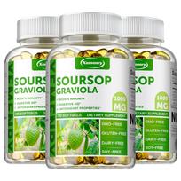 Xemenry - 1000mg Soursop Dietary Supplement - Digestive and Respiratory Health 120*3