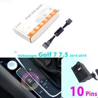 Volkswagen VW Golf 7 7.5 2014-2019 Automatinio variklio sustabdymo ir paleidimo sistemos išjungiklis Išmaniojo automobilio variklio išjungimo ir paleidimo eliminatorius for Golf 7 7.5-Q34 white