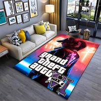 GTA VI Neon Urban Style Rug Non-slip rug suitable for living room and bedroom sofas. 80x120cm( 31x47in)